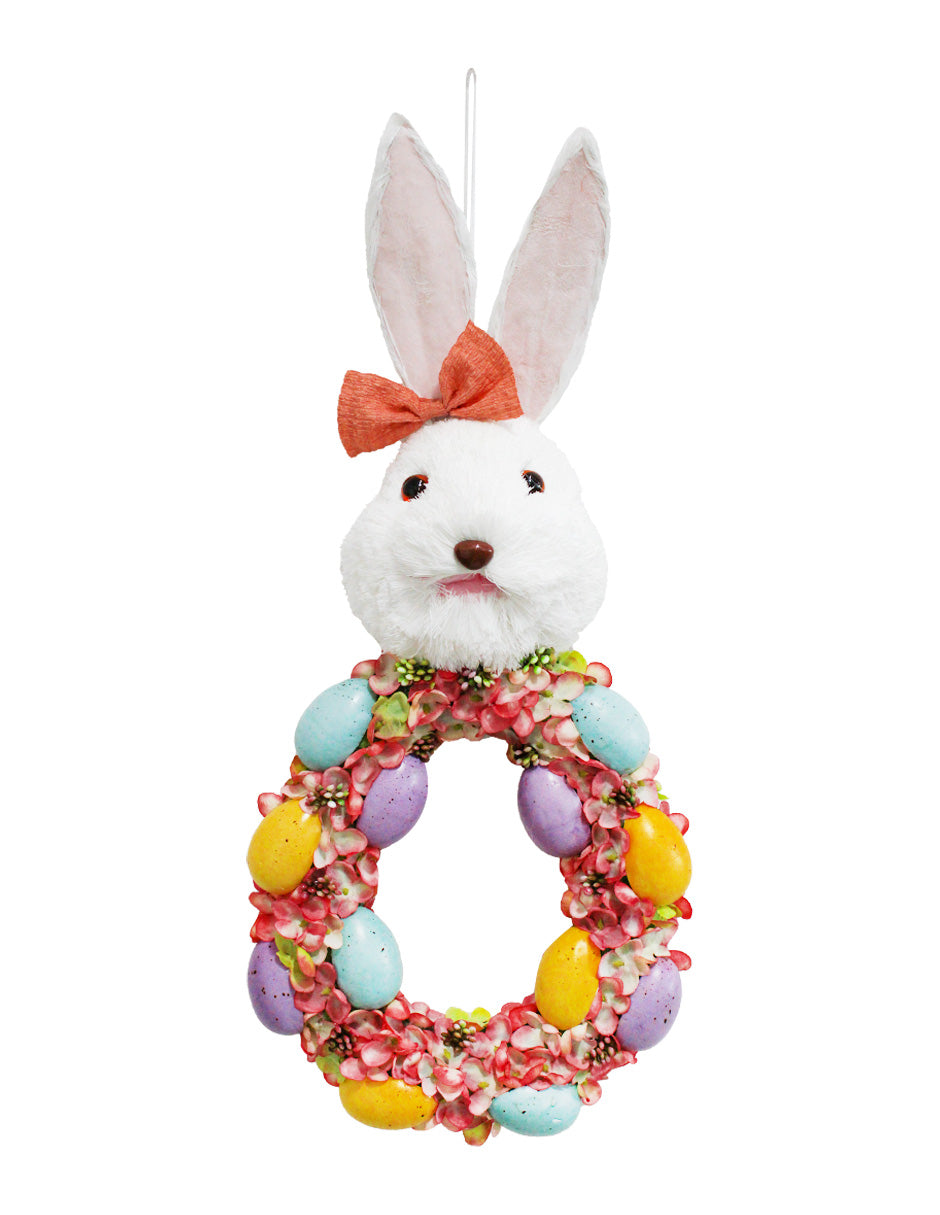 EASTER BUNNY WREATH PENDANT