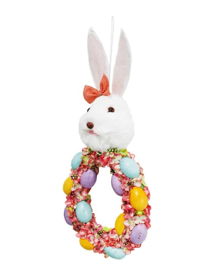 EASTER BUNNY WREATH PENDANT