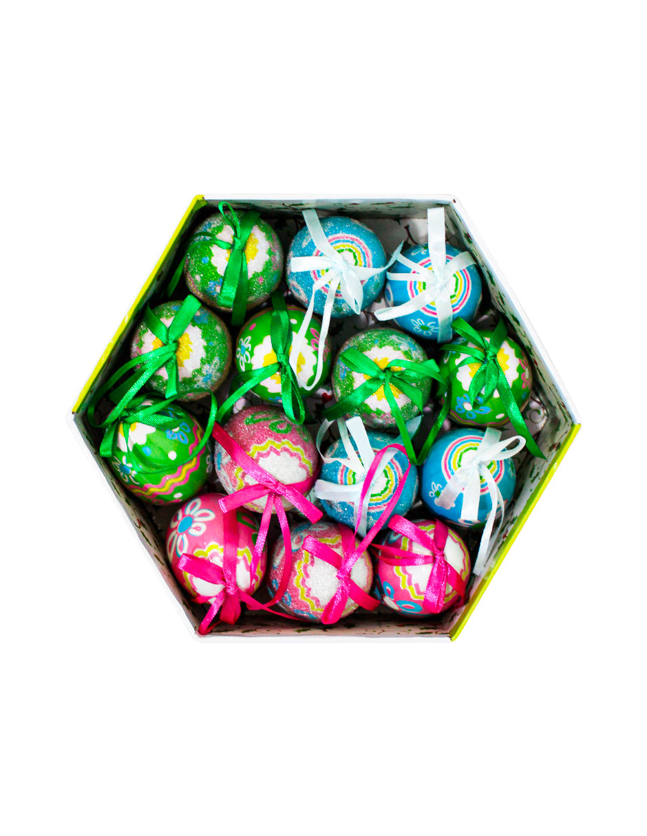 Box with Easter eggs DECO