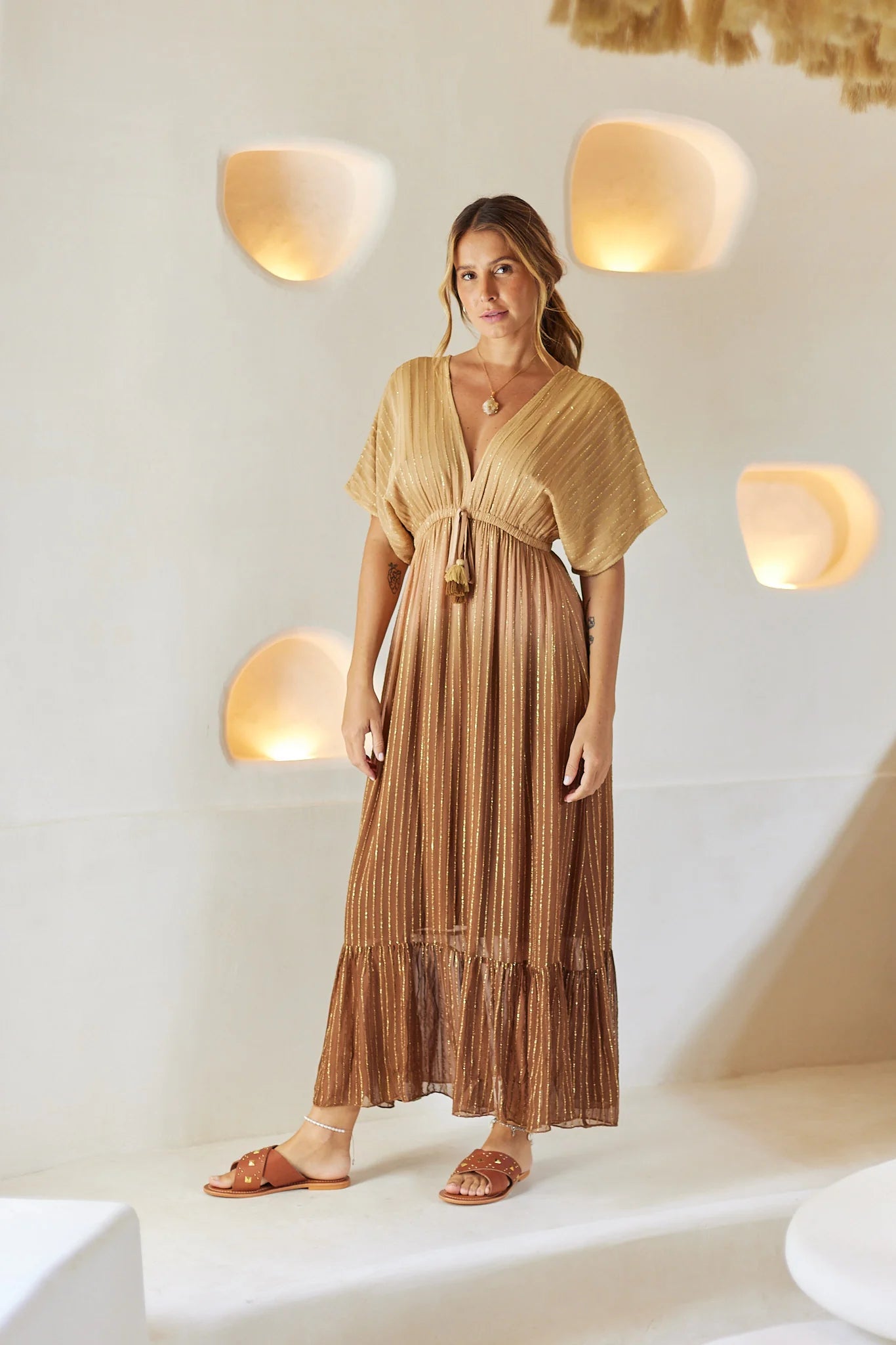 MISTIC SAND MAXI DRESS
