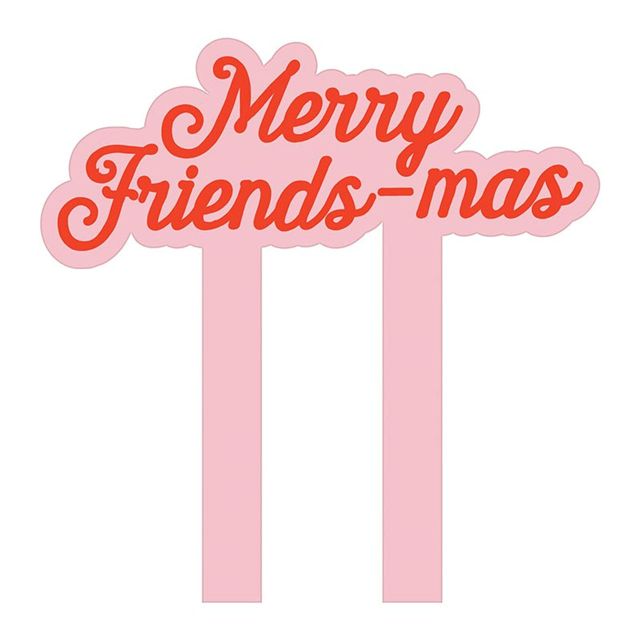 ACRYLIC CAKE TOPPER - MERRY FRIENDS-MA - Sax Style