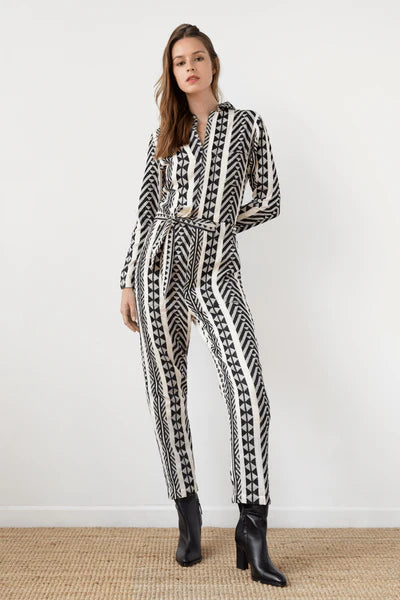 Black and White Jumpsuit