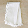 Fringe Napkin in Soft White - Sax Style