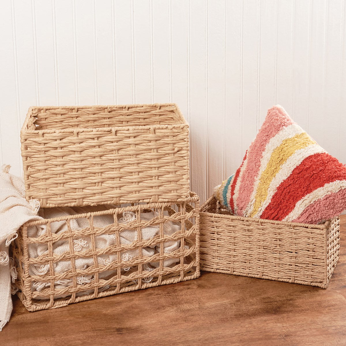 Mixed Weaves Basket
