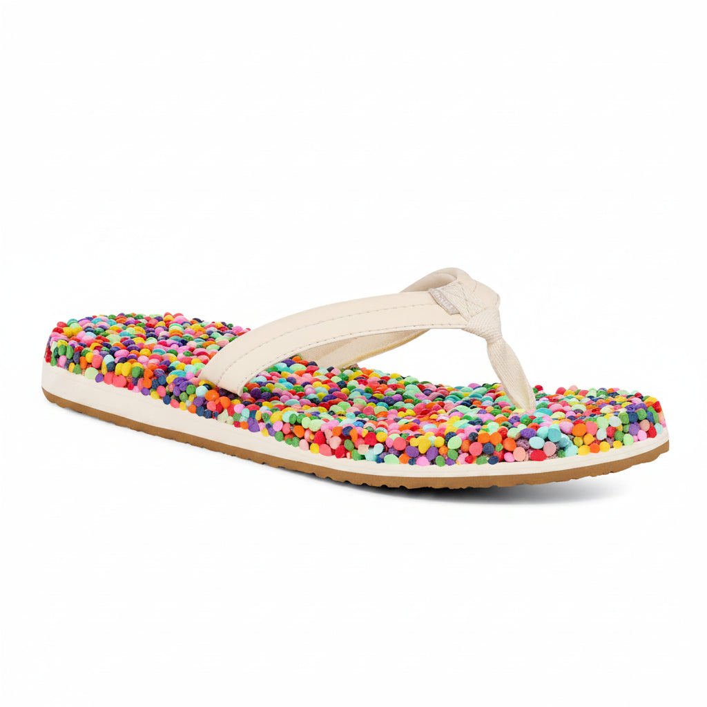 SANDALS BUBBLECUSH RAINBOW CONFETTI WOMEN