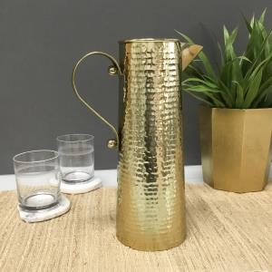 GOLD STAINLESS STEEL PITCHER