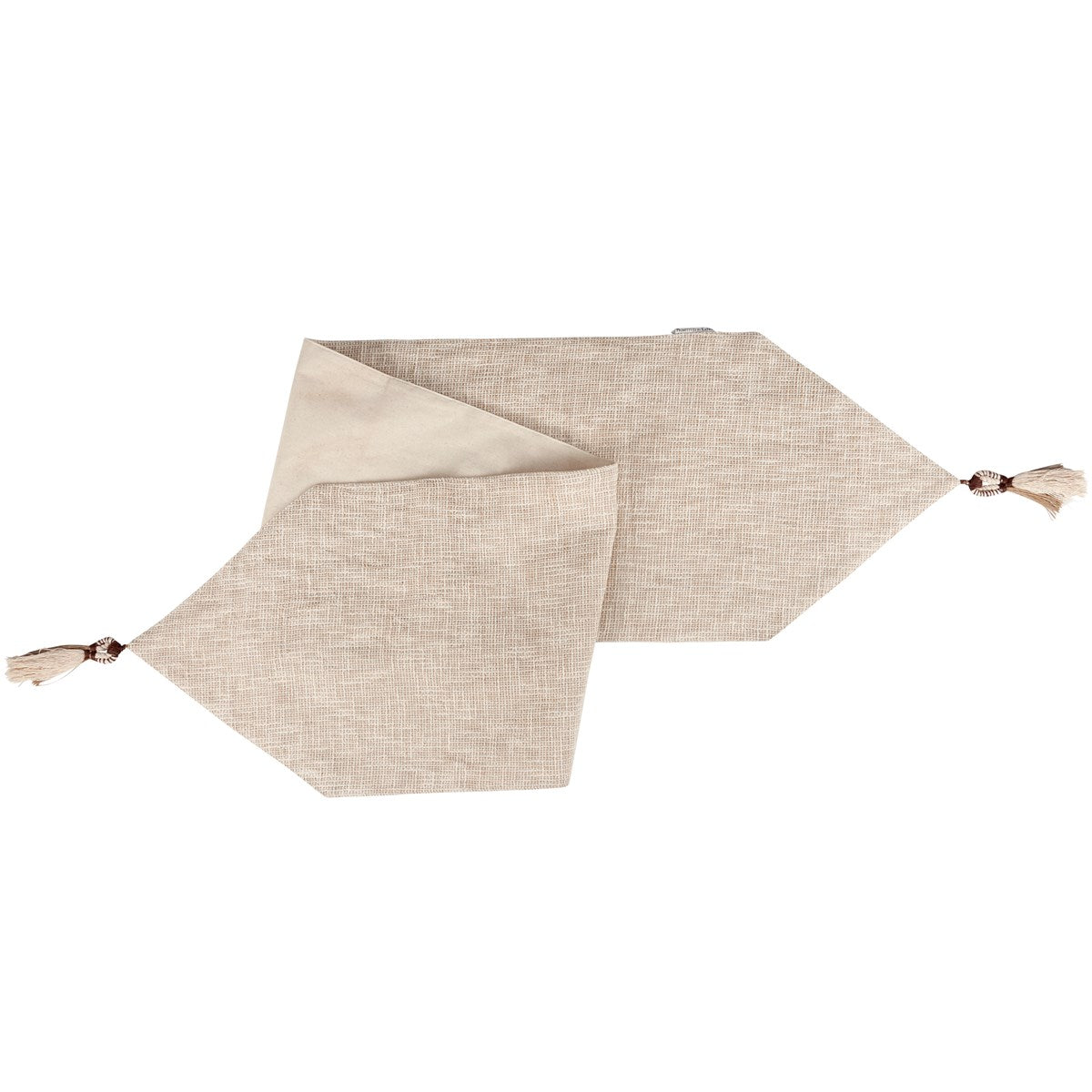 Natural Tassel Table Runner