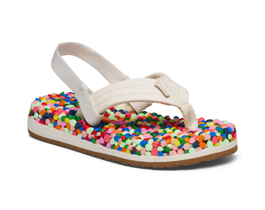 SANDALS BUBBLECUSH RAINBOW CONFETTI KIDS