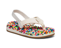 SANDALS BUBBLECUSH RAINBOW CONFETTI KIDS