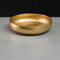 GOLD ROUND BOWL