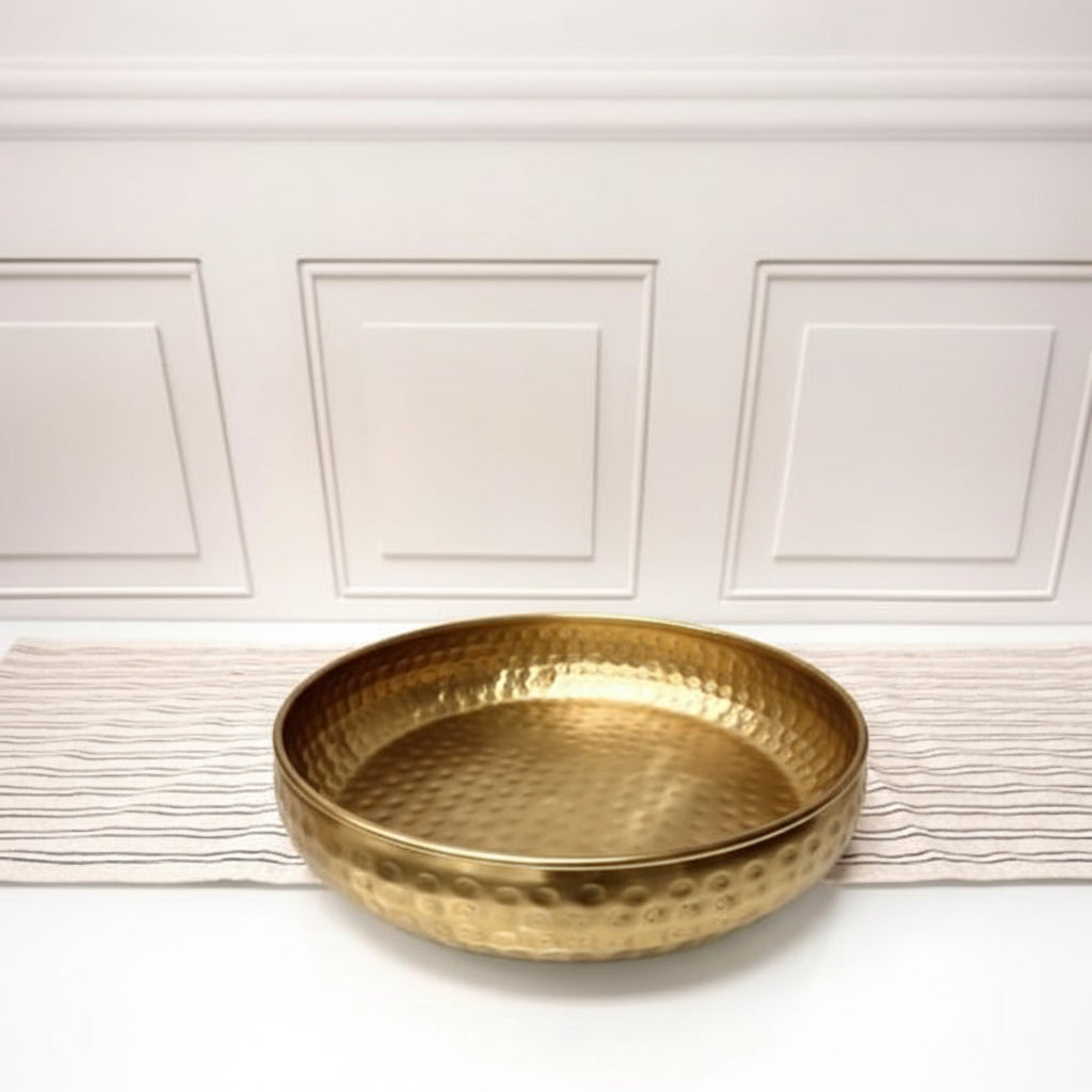 GOLD ROUND BOWL