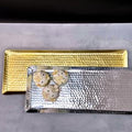 GOLD HAMMERED RECTANGLE TRAY