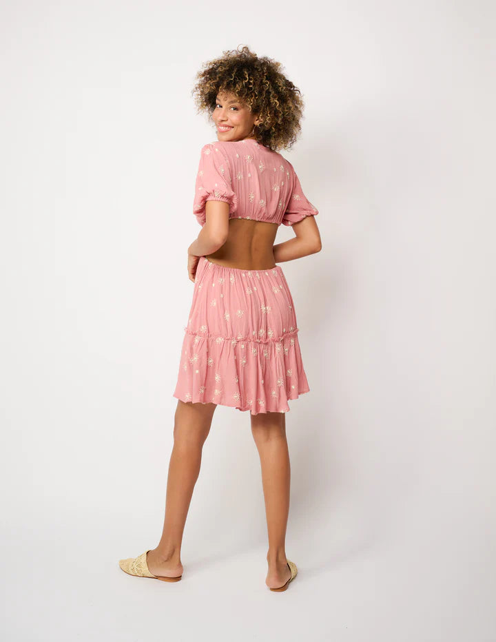 Glare Mini Dress - Sax Style