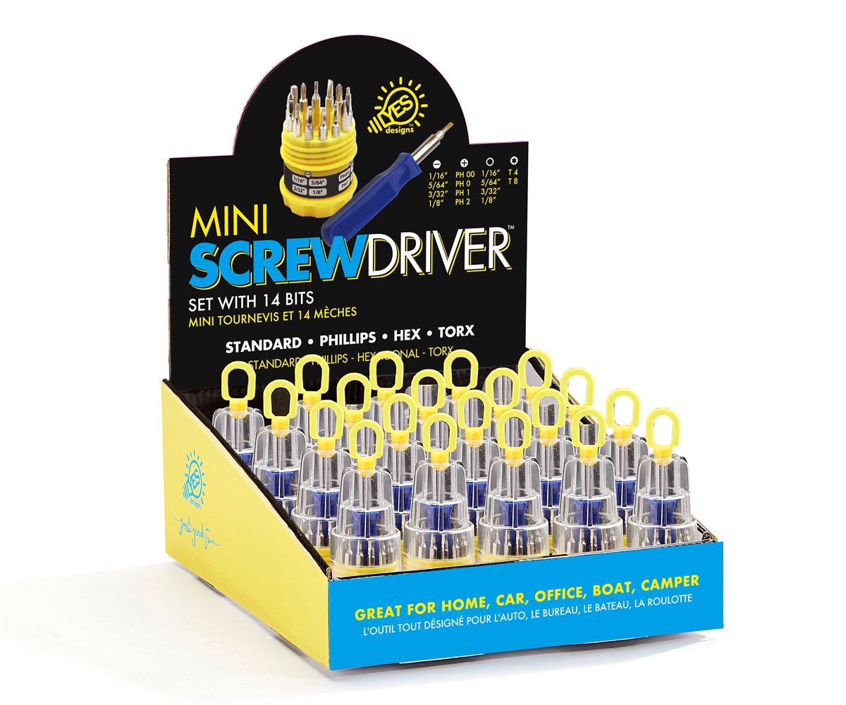 Mini Screwdriver Set w/Displayer