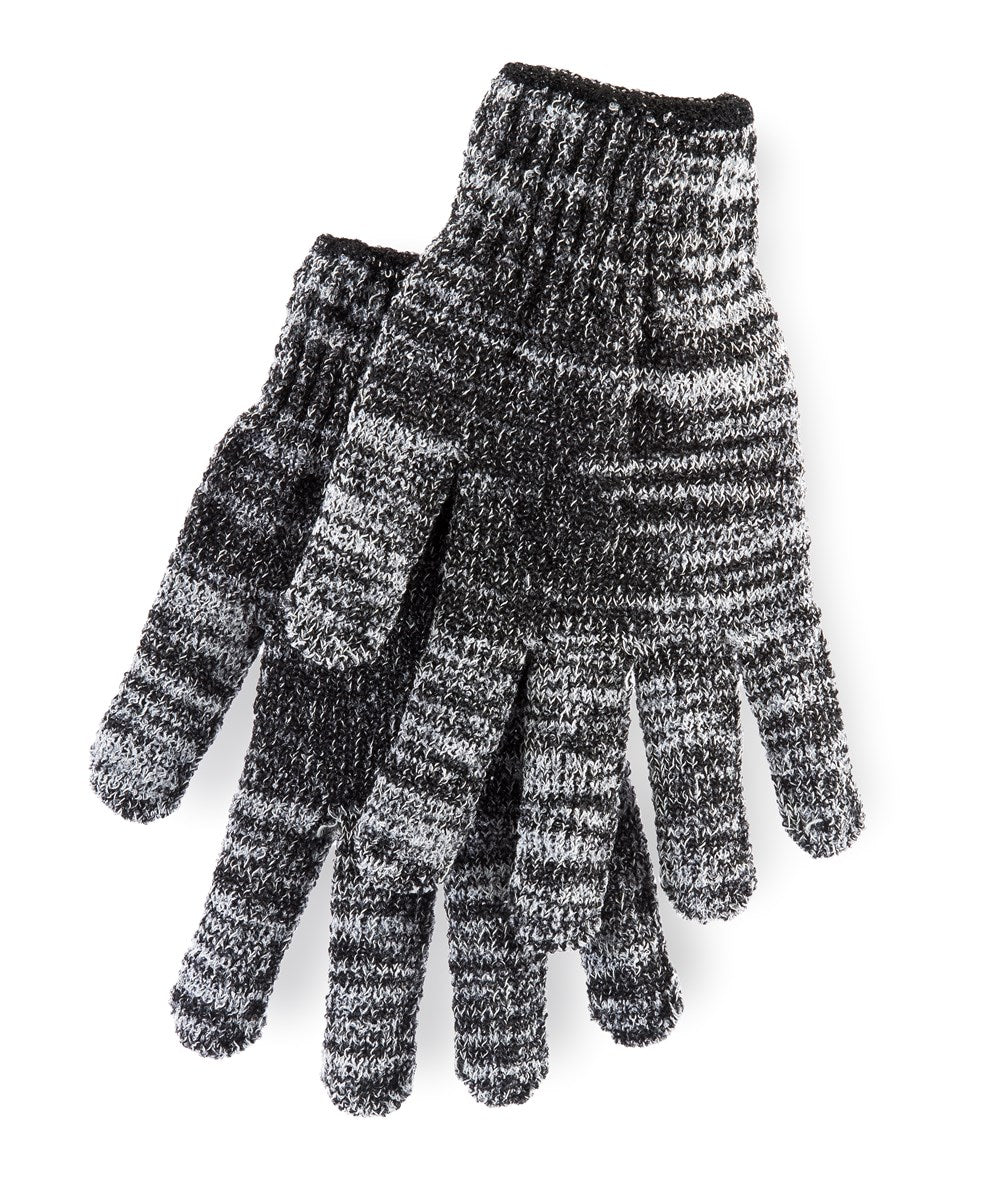 Men's Carbon Glow Bath Gloves, Set of 2