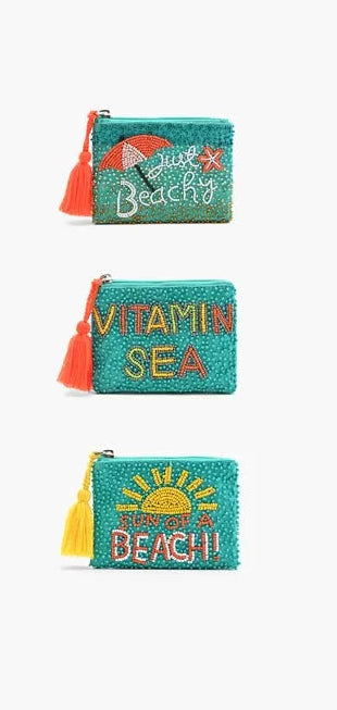 Beachy Coin Pouches
