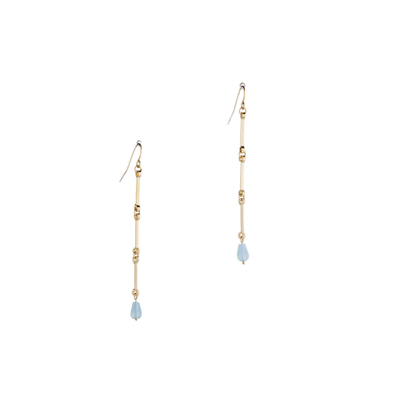 Hammered Bohemian, Geometric gold plated crystal Bohemian Earrings