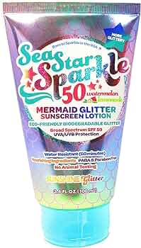 GIRLS GLITTER SUNSCREEN MERMAID TESTER