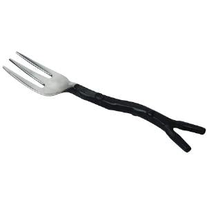 BLACK COCKTAIL FORK