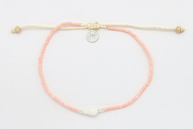 PINK ANKLET WITH A SHELL - Sax Style