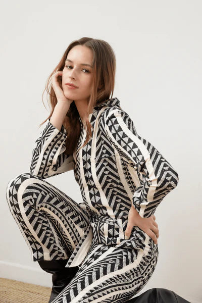 Black and White Jumpsuit