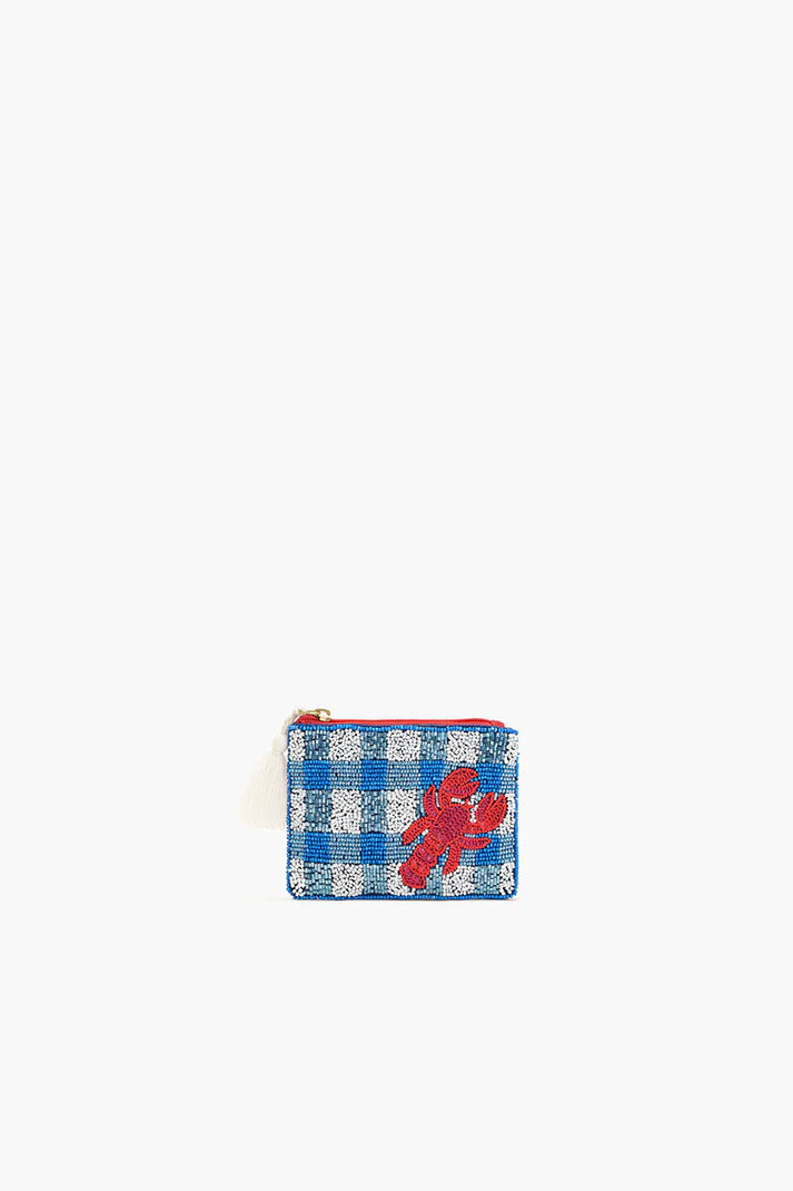 Coastal Elegance Beaded Coin Pouch
