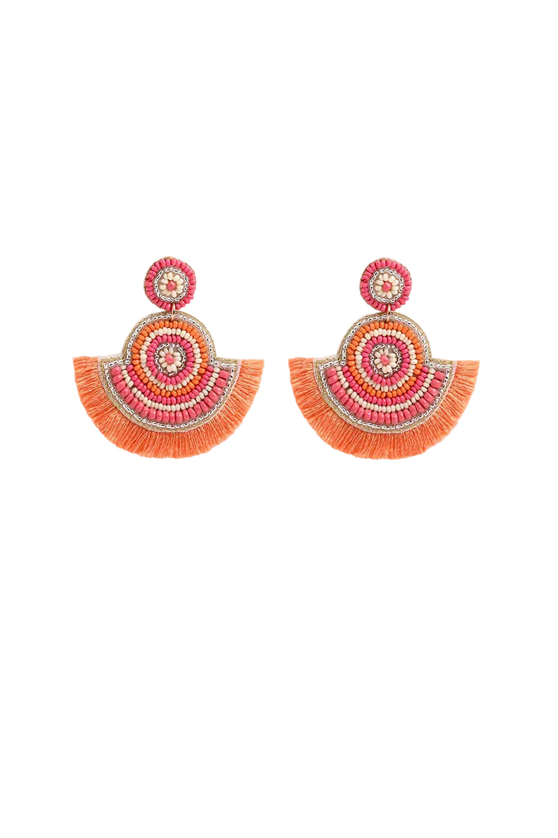 Sunburst Embellished Earrings