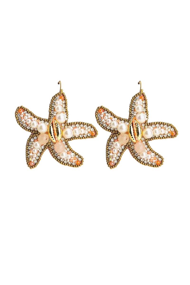 STARFISH STROLL HOOPS EARRINGS