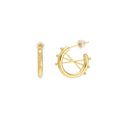 GOLDEN WHEEL EARRINGS