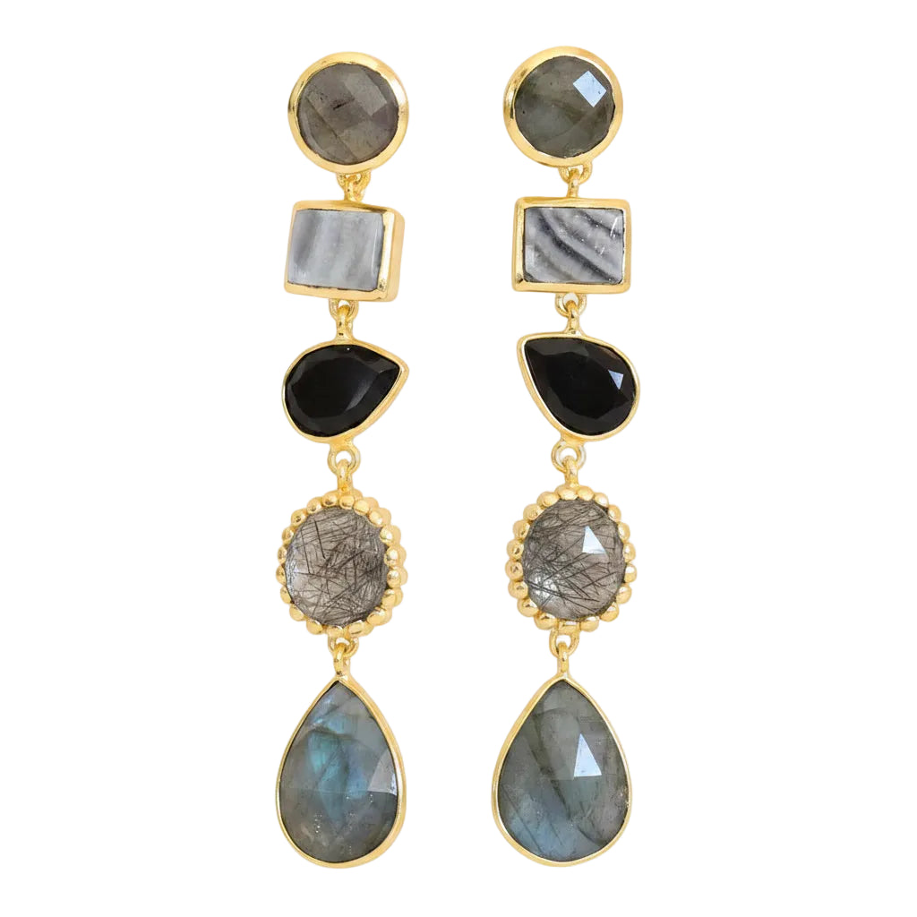 MULTISTONE EARRINGS