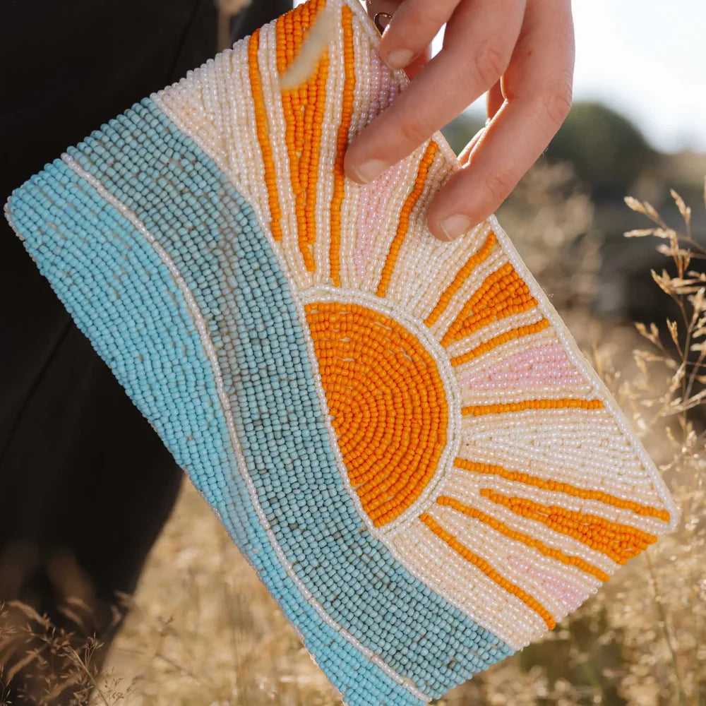 LARGE PURSE SUNSHINE, PALMS - Sax Style