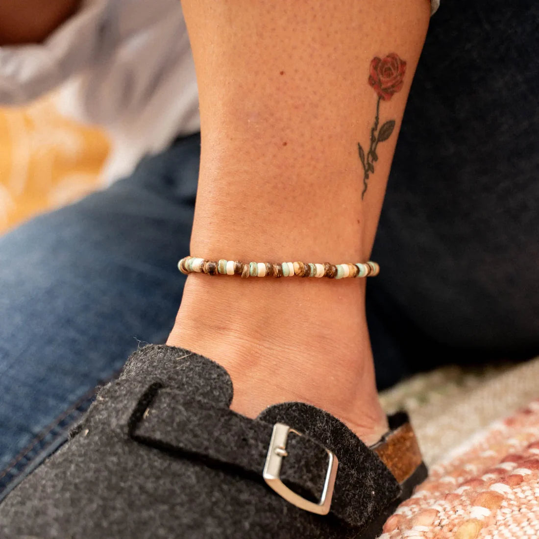 WOOD STYLE ANKLET - Sax Style