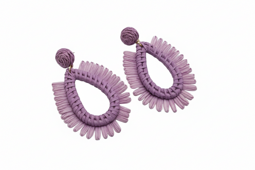 RAFFIA EARRINGS