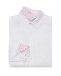 White Kids' Linen Shirt