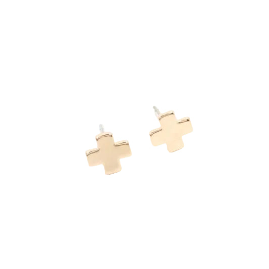 SMALL CROSS EARRINGS