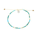 Pearl Beaded Surf Anklet - Sax Style