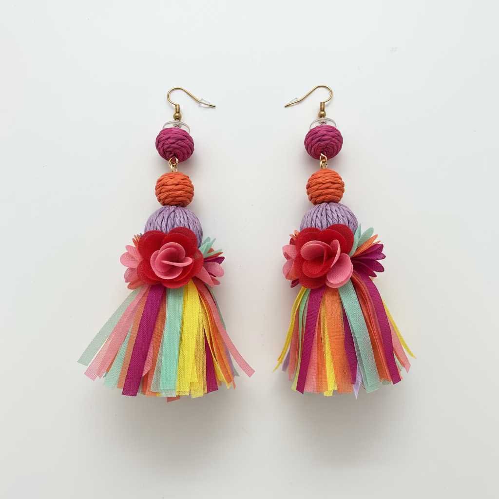 EARRING MULTI-COLOR LONG