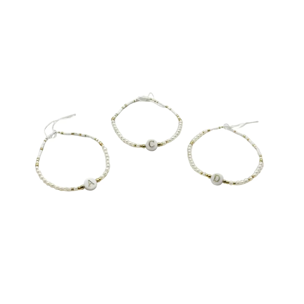 BRACELET WITH ALPHABET