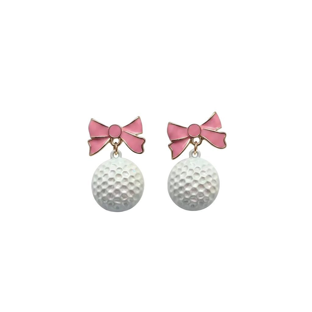 EARRINGS GOLF WHITE