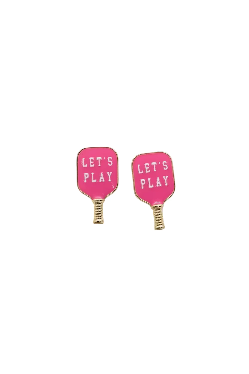 PICKLEBALL EARRING GOLF