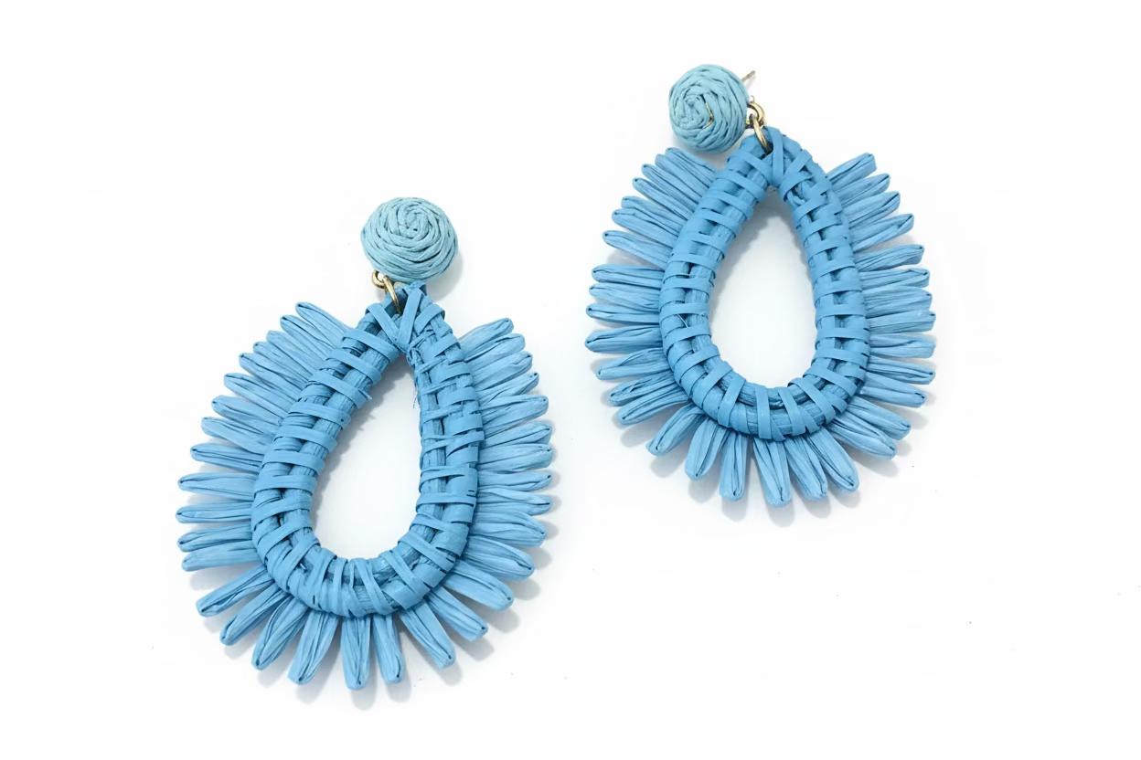 RAFFIA EARRINGS