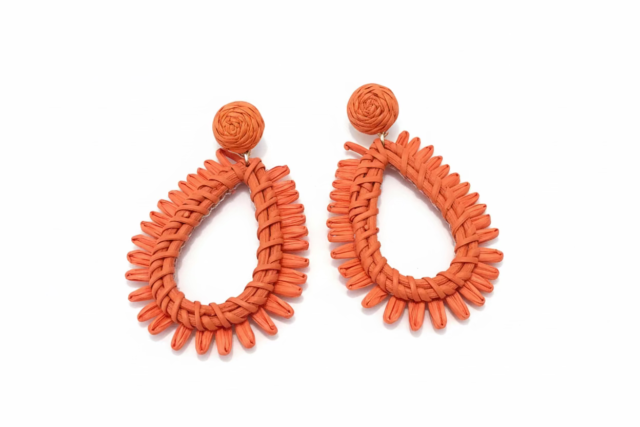 RAFFIA EARRINGS