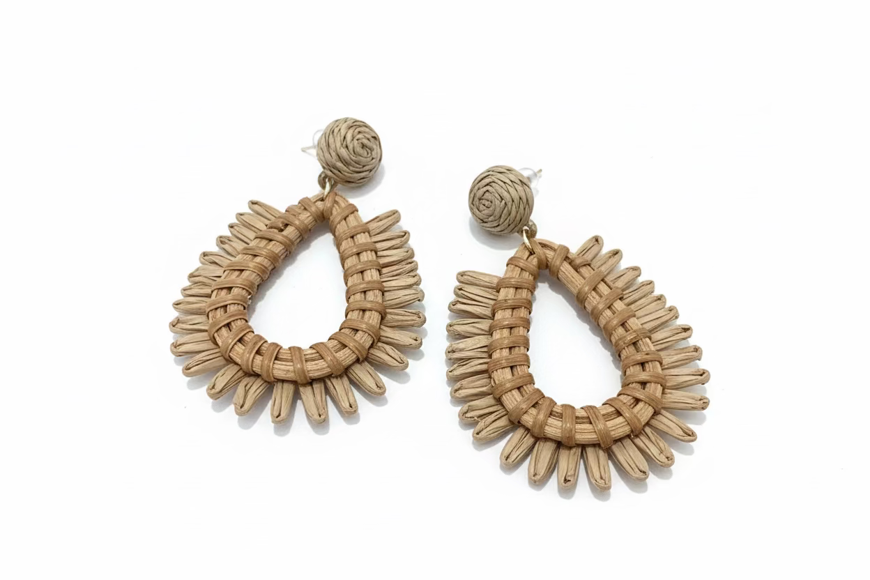RAFFIA EARRINGS