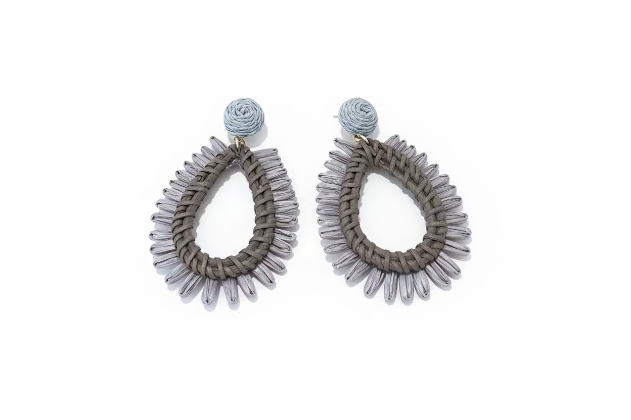 RAFFIA EARRINGS