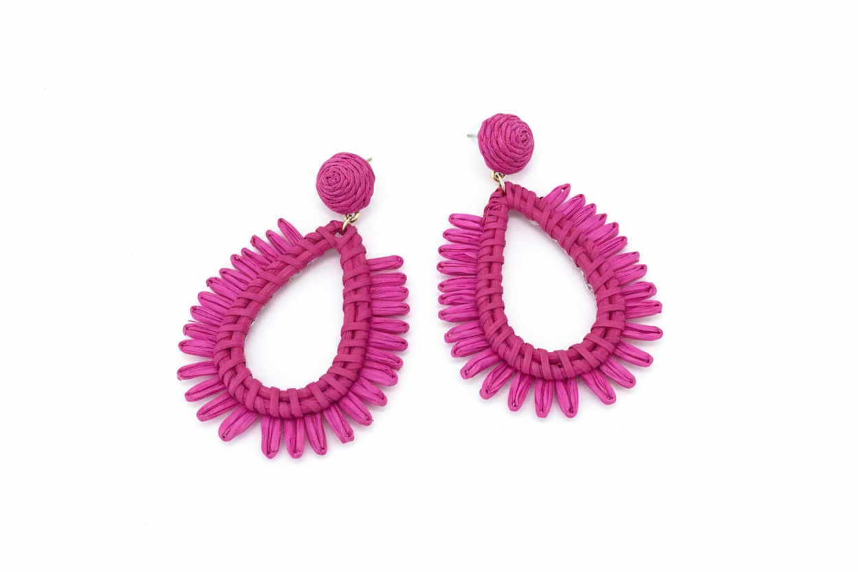 RAFFIA EARRINGS
