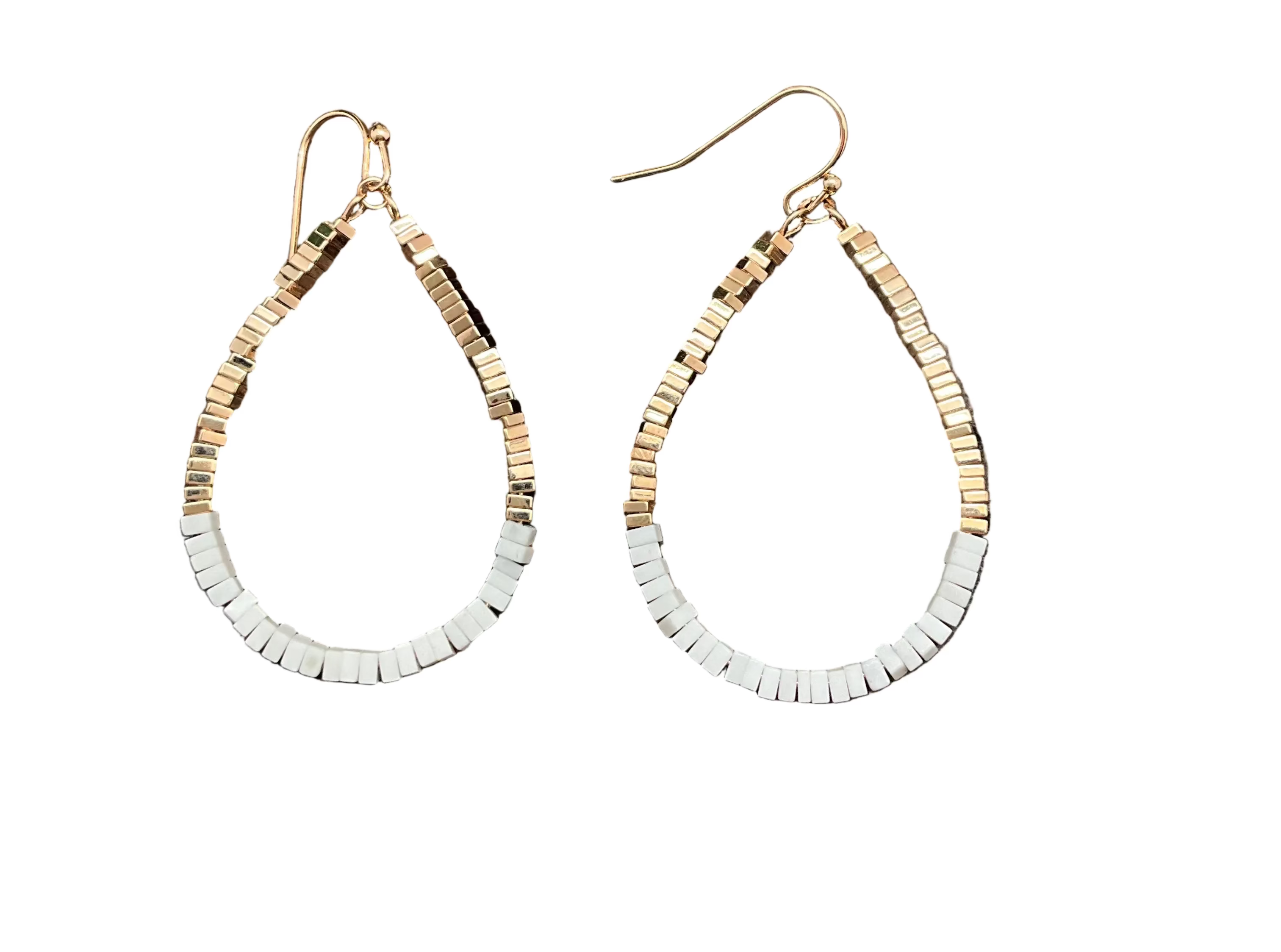 MULTICOLOR DROP SHAPED EARRINGS - Sax Style