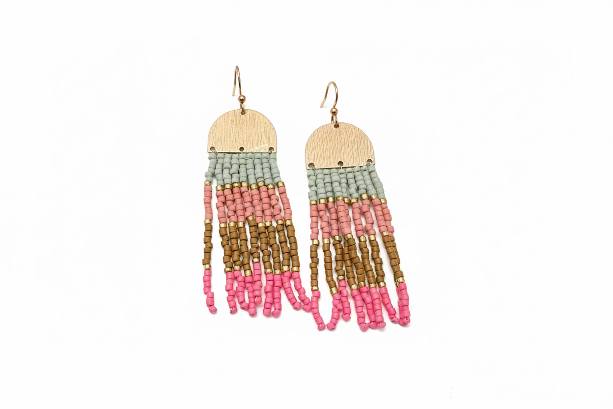 COLORFUL MEDUSA STYLE EARRINGS - Sax Style