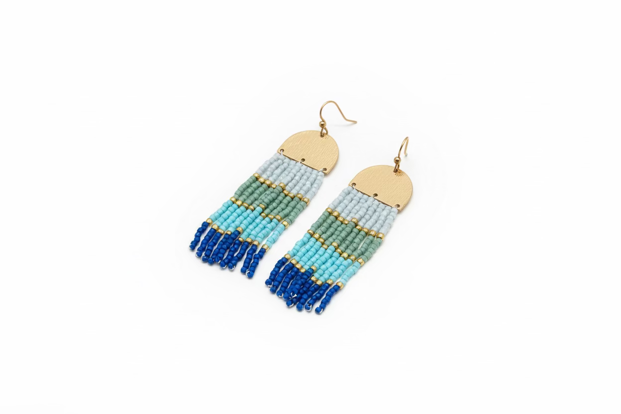 COLORFUL MEDUSA STYLE EARRINGS - Sax Style