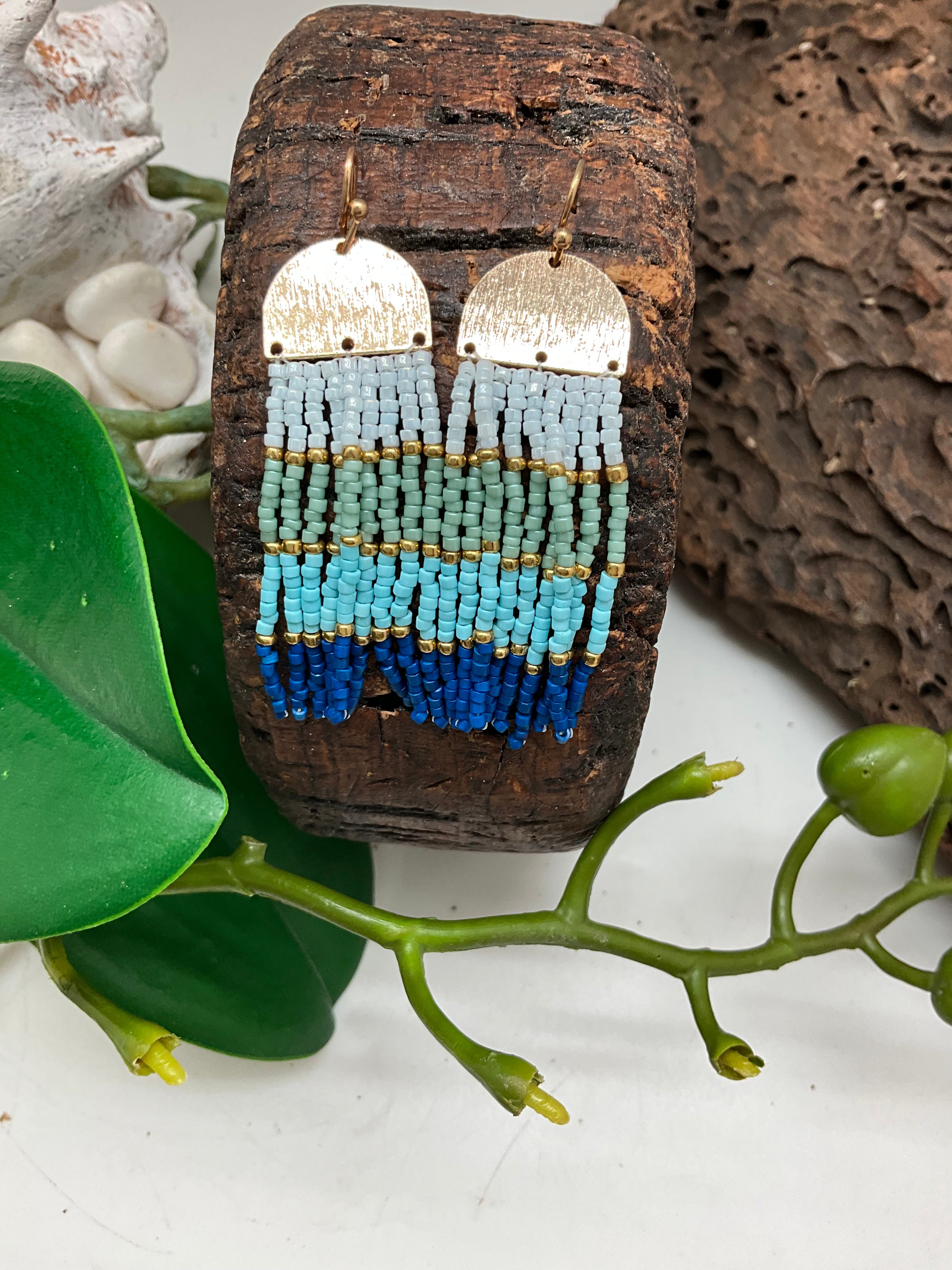 COLORFUL MEDUSA STYLE EARRINGS