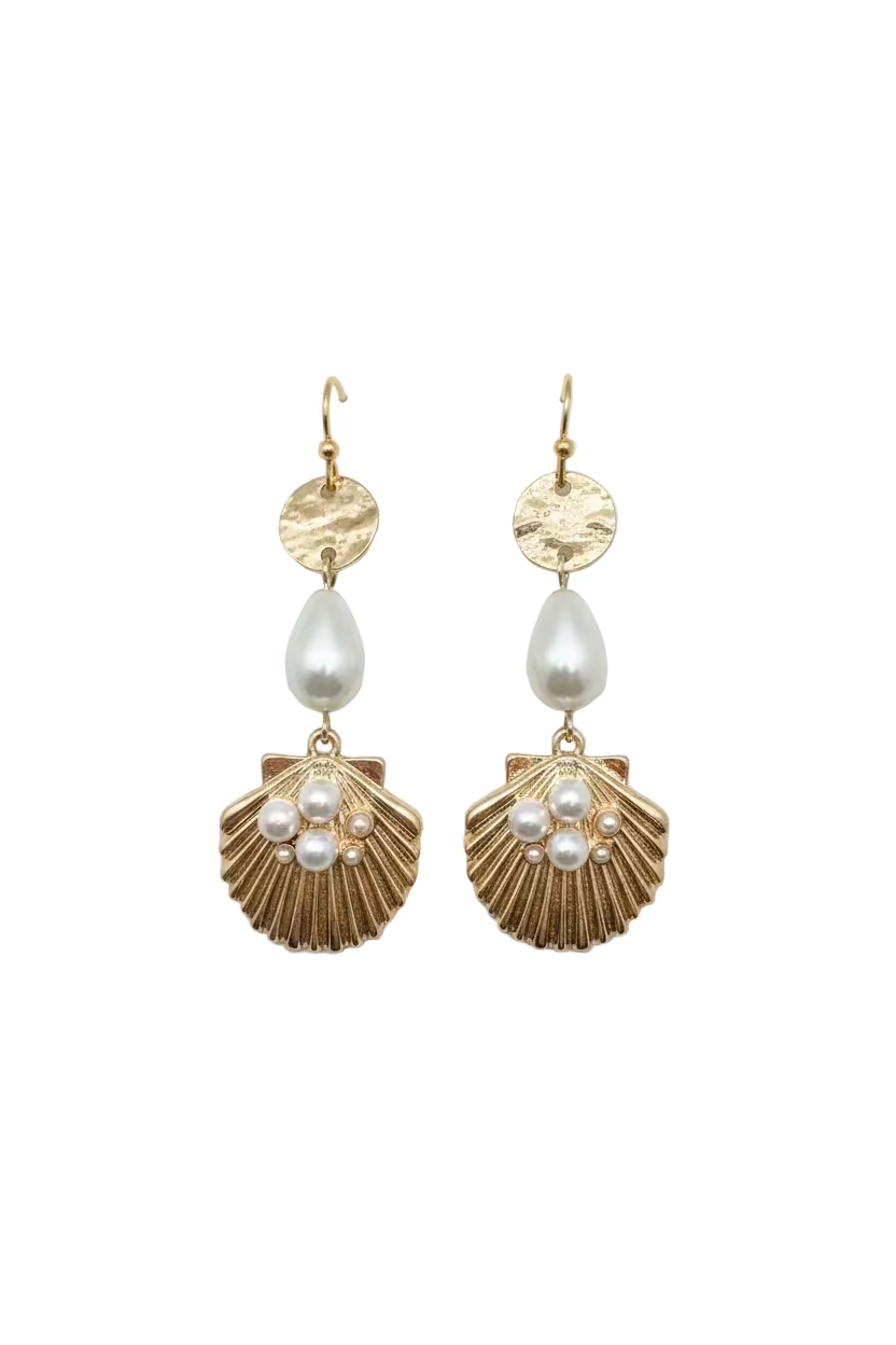 GOLDEN SHELL EARRINGS